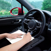 Plateau de volant multifonctionnel en plastique GM, plateau portable pour ordinateur portable de voiture