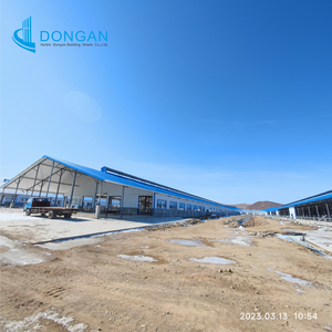 Bâtiment d'élevage mobile à structure <span class=keywords><strong>en</strong></span> acier économique pour volailles, porcs, chèvres, bovins <span class=keywords><strong>en</strong></span> <span class=keywords><strong>Chine</strong></span> - Product Image 1