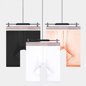 Boxers pour hommes en maille transparente ultra-fine, caleçons en nylon respirants à séchage rapide, sous-vêtements <span class=keywords><strong>de</strong></span> sport pour la plage et la natation - Product Image 4