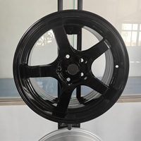 Nuevas Llantas Todoterreno Personalizadas de Alto Rendimiento, Forjadas y Fundidas, de Aleación, Color Negro Mate, con Borde Profundo, 16x8.5 ET0 4x4
