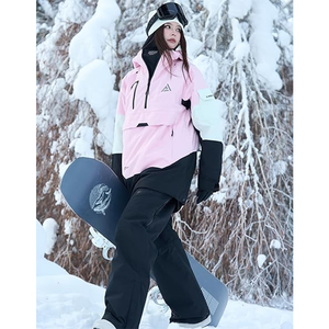 Chaqueta de esquí de invierno, abrigo <span class=keywords><strong>anorak</strong></span> para snowboard, sudadera holgada con capucha, impermeable, cálida, para nieve, para hombre y <span class=keywords><strong>mujer</strong></span> - Product Image 6