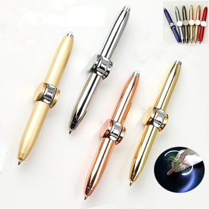 Nuevo alivio papelería Anti estrés bolígrafos Metal Spinner Head Fidget <span class=keywords><strong>Pen</strong></span> Stylus Rotating Hand <span class=keywords><strong>Pen</strong></span> Spinning para regalo - Product Image 5