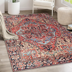 Tappeto Persiano Ricamato <span class=keywords><strong>in</strong></span> Velluto di Lusso, Alta Qualità 80*120cm, per Casa/Preghiera/Auto, Realizzato <span class=keywords><strong>a</strong></span> Macchina - Product Image 1