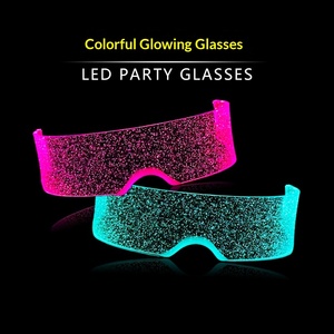 <span class=keywords><strong>Lunettes</strong></span> LED Lumineuses avec Effet Ciel Étoilé Clignotant et Stroboscopique pour Fêtes de Remise de Diplôme et Soirées en Boîte de Nuit (YW-CF04) - Product Image 2