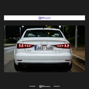 AKD - Nueva Luz Trasera LED para Audi A3 Sedan 2013-2019 S3, Lámpara Trasera con Señal Dinámica, Animación, Freno, Reversa, Accesorios - Product Image 2