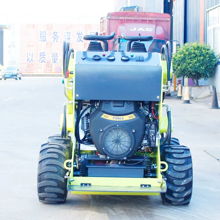 Çin dizel paletli yükleyici Skid Steer ön uç yükleyici Skid nokta dönüşlü yükleyici parça fiyatı ile