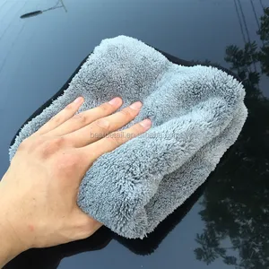 Absorbent 40x40 Cm 1000GSM Cleaning Towel Napkins Auto Detailing Microfibre Rags For Car Wash