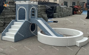 Nouvelle aire de jeu intérieure ensemble de jeu souple pour enfant bébé <span class=keywords><strong>toboggan</strong></span> avec équipement de terrain de jeu en bois matériau en <span class=keywords><strong>mousse</strong></span> pour parc d'attractions - Product Image 6