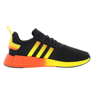 Scarpe da uomo Adidas NMD R1 Colore: Nero/Giallo/Arancione 100% autentiche - Product Image 3