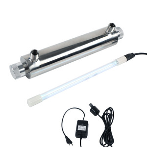 Filtro de agua UV 25W Luz de desinfección ultravioleta Purificadores de agua UV 6GPM Lámpara UV Funda de cuarzo incluida - Product Image 1
