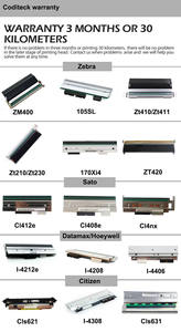 Nouvelle tête d'impression compatible <span class=keywords><strong>Zebra</strong></span> <span class=keywords><strong>ZM400</strong></span> 203 DPI 79866M en stock - Product Image 6