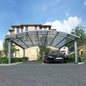 Fournisseur d'usine Abri de voiture en aluminium pour le stationnement Haute qualité Facile à monter Élégant Aluminium/PC solide Abri de voiture pour la maison - Product Image 4