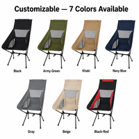 Chaise lune pliante moderne en maille respirante, mobilier d'extérieur, chaise de camping légère et portable pour jardin, pêche, plage, pique-nique