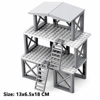 Blocs de construction Watchtower Bunker en gros, compatibles avec les petites briques, Centre de commandement Sentry, Fort Base pour Diorama