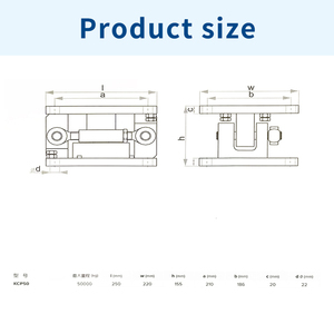 Kit de montage en acier galvanisé DINI ARGEO KCP50 - Product Image 3