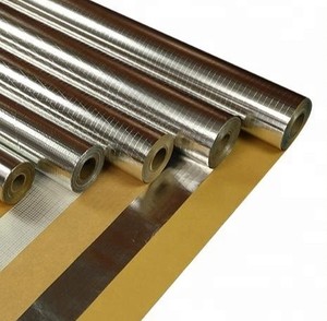 Rouleau <span class=keywords><strong>de</strong></span> papier <span class=keywords><strong>kraft</strong></span> laminé en aluminium <span class=keywords><strong>de</strong></span> qualité industrielle pour l'isolation des toitures, des conduits et l'emballage - Product Image 6