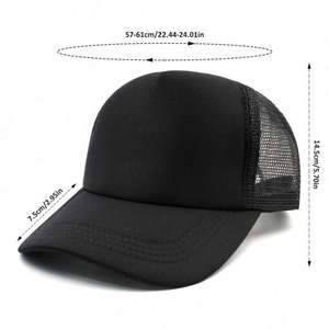 Gorra Deportiva OEM de 5 Paneles, Gorras de Malla de Espuma, Gorra Trucker con Diseño de Logotipo Personalizado, Patrón de Bordado 3D, Impresión por Sublimación, Moda Ciclismo - Product Image 3