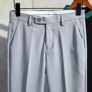 <span class=keywords><strong>Pantalon</strong></span> pour homme, <span class=keywords><strong>pantalon</strong></span> <span class=keywords><strong>de</strong></span> <span class=keywords><strong>costume</strong></span> décontracté noir pour homme, printemps et automne, sans repassage - Product Image 6