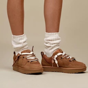 Nouveauté Automne-Hiver 2026 - Chaussures de sport légères et antidérapantes pour couple, en cuir et maille patchwork bicolore, idéales pour les trajets quotidiens - Product Image 6