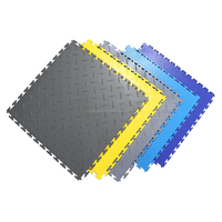 Suelo de PVC Resistente, Antideslizante, Ecológico e Impermeable para Supermercados, Centros Comerciales, Almacenes y Apartamentos - Baldosas de Plástico Encajables