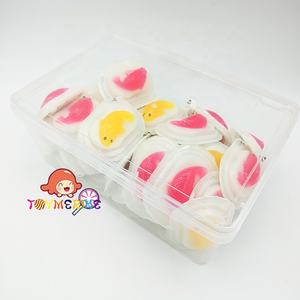 Venta al por mayor Halal nueva carpa gelatina pudín caramelo afrutado dulce pescado forma <span class=keywords><strong>ingredientes</strong></span> azúcar botella embalaje - Product Image 1