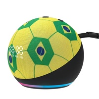 Haut-parleur de football avec écran, subwoofer audio, TWS, pour extérieur et maison, mini haut-parleur de bureau RGB de haute qualité pour V5.5 5W avec radio FM