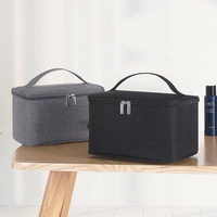 Sac à maquillage personnalisé avec logo, polyester recyclé, écologique, RPET, sac cosmétique durable, fournisseur en gros, usine