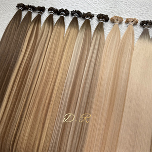 2025 en kaliteli çift Drawnk ucu saç Prebonded Keratin saç ekleme K ucu Keratin, çift çizilmiş, euroeurohair uzatma - Product Image 5