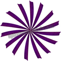 Plumes de dindon naturelles violettes pour le fletchage d'arrows de tir à l'arc, accessoires pour la fabrication de flèches DIY, la chasse et le tir sur cible