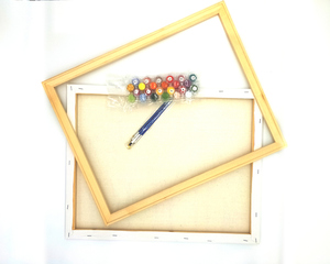 Bán Buôn Tranh Vẽ Hoa Anh Túc Theo Số Dành Cho Nghệ Thuật Gia Đình, Tranh Vẽ Nghệ Thuật Treo Tường Trừu Tượng Tự Làm Theo Số Trên Vải Bố Có Khung - Product Image 5