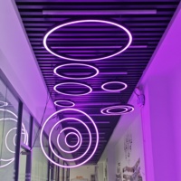 Anneau lumineux LED programmable DMX RGB RGBW pour scène, événements, éclairage architectural
