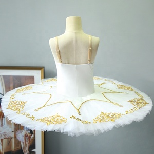 Классическая белая балетная пачка S0013 для девочек для соревнований - Product Image 2