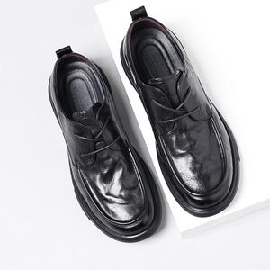 Zapatos de cuero para hombre de nuevo estilo, transpirables y antideslizantes, hechos de cuero genuino y suave cuero de lujo, tipo Oxford. - Product Image 5