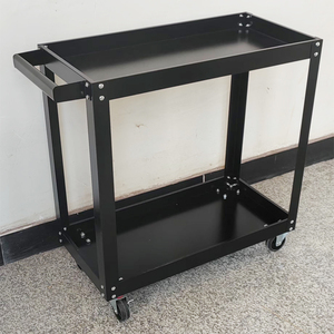 Modern Three Layer Steel Cabinet Industrial Grade 300kg Load Capacity Keyed <b>Lock</b> Movable Storage Cart Outdoor Workshop 3-Year - Product Image 5
