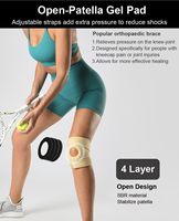 Ceinture de soutien du genou à compression réglable, meilleure attelle pour le genou