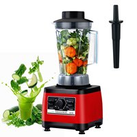 2200W Gewerblicher Mixer 2L 9 Geschwindigkeiten Reiner Kupfermotor Hochleistungs-BPA-freier Eiszerkleinerer Smoothie-Küchenmaschine Komplette Zerkleinerungsfunktion