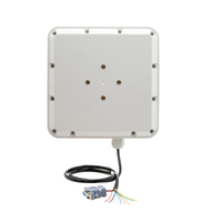 Antenne de lecteur intégré RFID longue portée RS232 RS485 Weigand UHF de 1 à 6 mètres 7dbi pour contrôle d'accès/parking