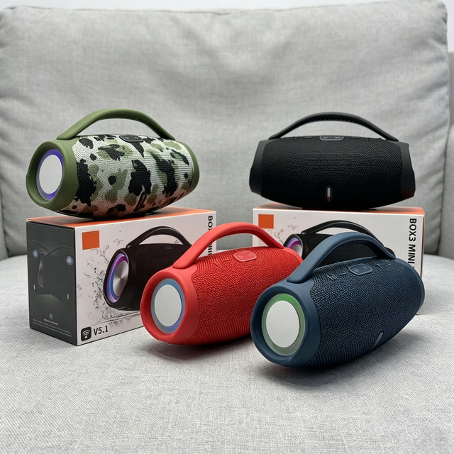 BOX3 Mini LED Portable Outdoor Subwoofer Sound System for Wireless Handle Waterproof Music Player Single