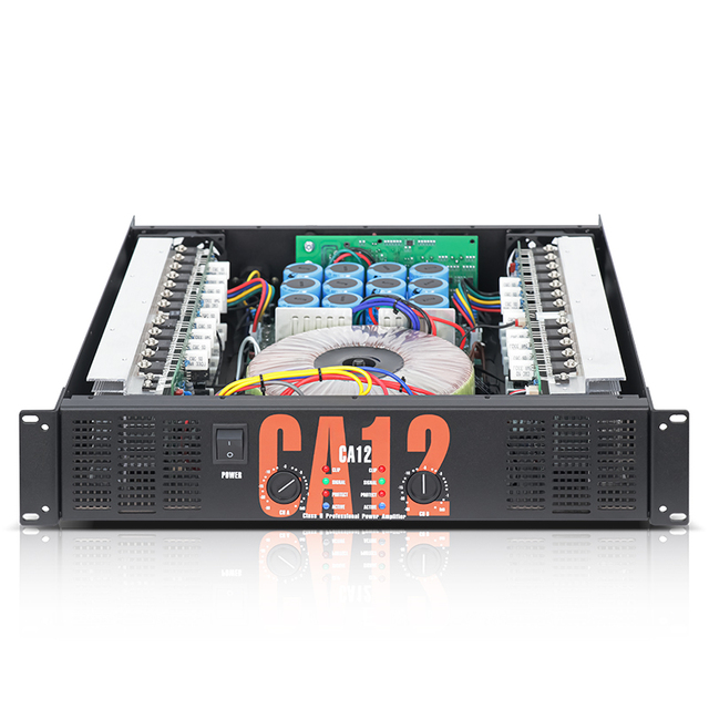 OEM CA Series 2U Metal 2Channel 1800-2700W High Professional Class H Power Amplifier-Durable Portable sound equipment/amplifier