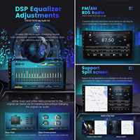 Autoradio Android TS7 TS18 TS10 2 Din 7"/9"/10" Lecteur multimédia universel pour voiture avec WIFI GPS