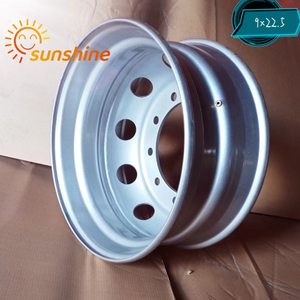 Cerchione in Acciaio Personalizzato da 22,5 Pollici 22.5x9.00 per Camion e Rimorchi, Tubeless, Resistente, Finitura Argento, Nuovo - Product Image 6
