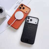 Étui de téléphone portable en cuir PU de luxe magnétique pour iPhone, personnalisation