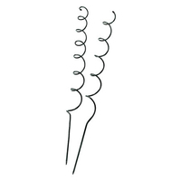 Support en spirale pour tomates en fil d'acier galvanisé moderne, robuste, avec revêtement en poudre, diamètre 6-8 mm, options multicolores pour le jardin