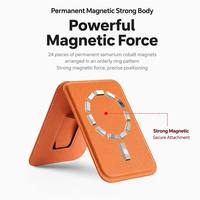 Dompet MagSafe Cetak Kustom, Tempat Kartu Magnetik Personal dengan Penyangga, Pemblokir RFID, Hadiah Natal