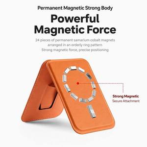 Cartera MagSafe Personalizada con Impresión a Medida, Porta Tarjetas Magnético con Soporte, Bloqueo RFID, Regalo de Navidad - Product Image 2
