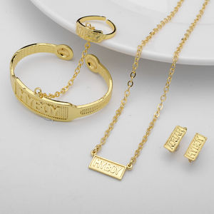 Joyería de Moda Zeader, Conjuntos de Joyería de Oro de 14k, Conjunto de Joyería para Bebé - Product Image 5