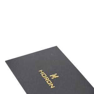 Enveloppes de courrier en gros, enveloppes en papier kraft personnalisées avec logo en feuille d'or/d'argent, enveloppes noires pour cartes de vœux - Product Image 4