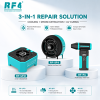 Extracteur de fumée et ventilateur de séchage UV portable RF4 RF-UFO&SF4&P6 pour réparation de téléphones mobiles