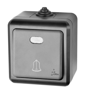 Châu âu đen chuyển đổi không thấm nước bề mặt gắn 2 Gang 1 Way <span class=keywords><strong>IP54</strong></span> điện <span class=keywords><strong>10A</strong></span> tường thiết bị chuyển mạch - Product Image 3