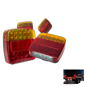 Nouvelles <span class=keywords><strong>feux</strong></span> <span class=keywords><strong>arrière</strong></span> LED magnétiques carrés <span class=keywords><strong>sans</strong></span> <span class=keywords><strong>fil</strong></span> 5V 3000K pour <span class=keywords><strong>remorque</strong></span> et camion, conformes aux normes européennes et américaines - Product Image 1